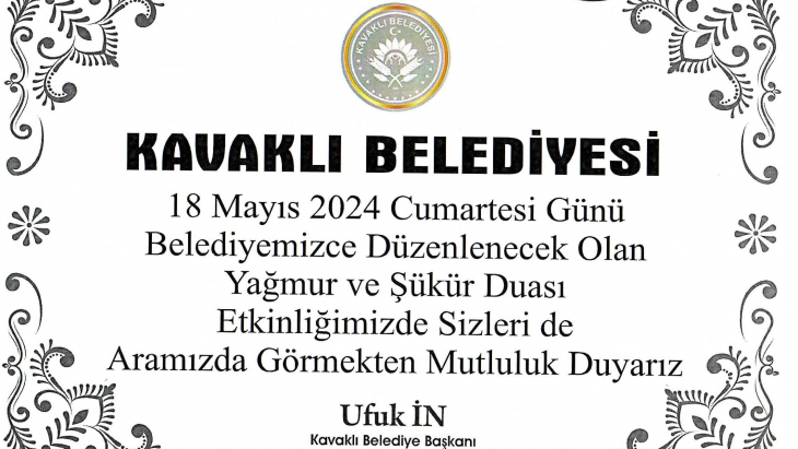 Yağmur Duası