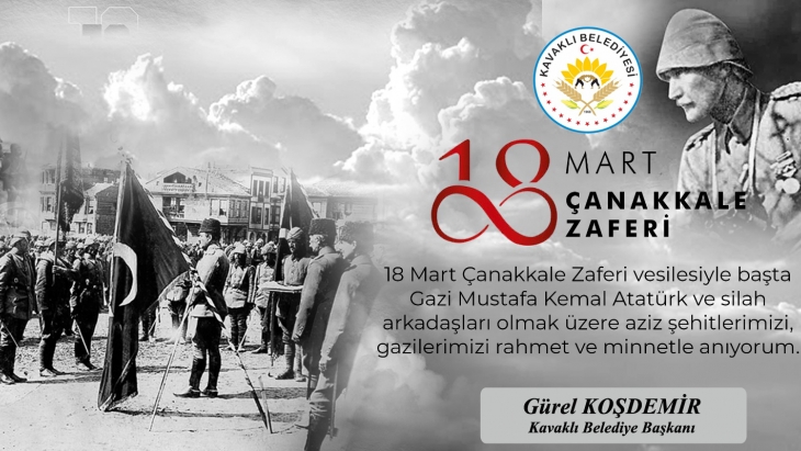 18 Mart Çanakkale Zaferi ve Şehitleri Anma Günü...