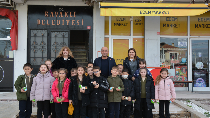 Minik Öğrencilerden Anlamlı Ziyaret