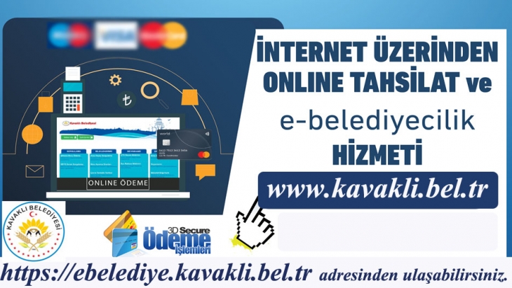 Web Sitemiz Üzerinden Onlıne Tahsilat Uygulaması Başlamıştır.